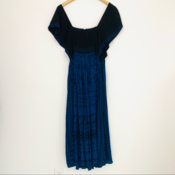 Free People In Search of Paradise Midi Boho Dress - Picture 6 of 11